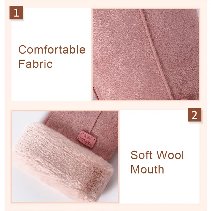 Handschuhe Detailaufnahme Wollmix