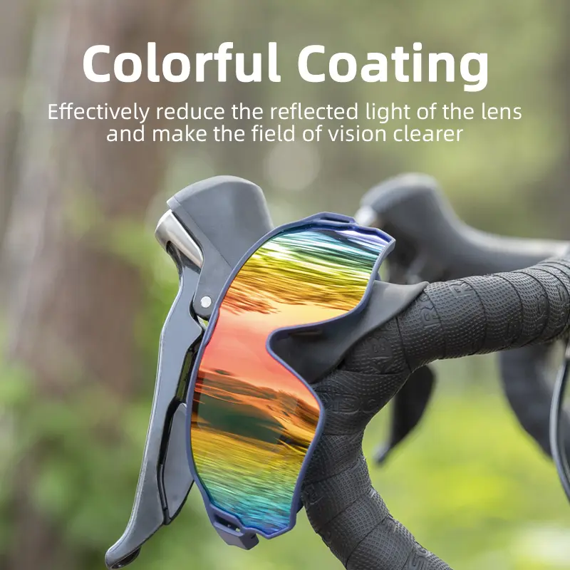 ROCKBROS Polarized Bike Glasses UV400 Sun Protection Cycling Sunglasses Ultralight Large Frame MTB Road Bicycle Eyewear Glasses - Image 2