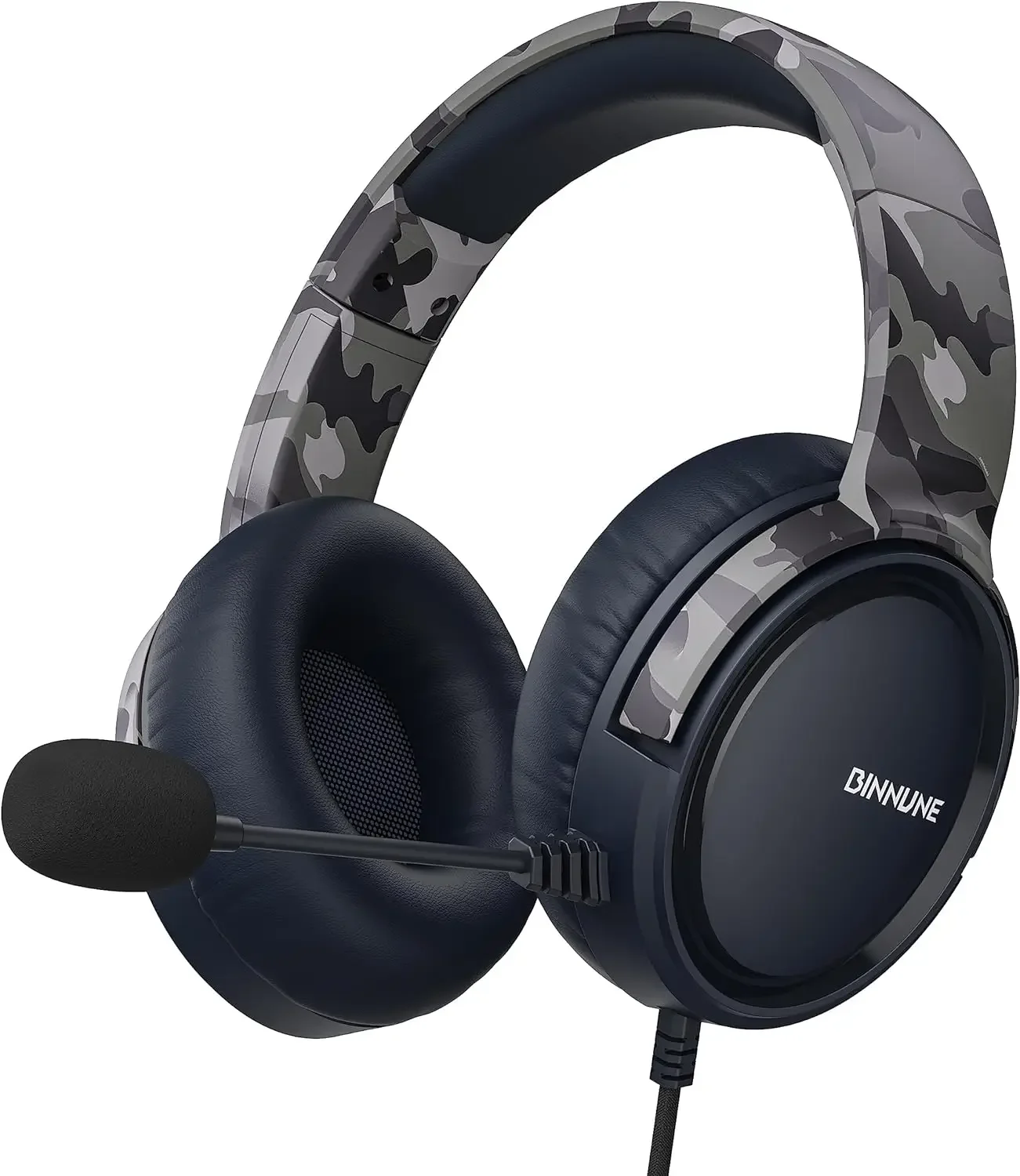 Immersive Wired Over-Ear Gaming Headset with Microphone