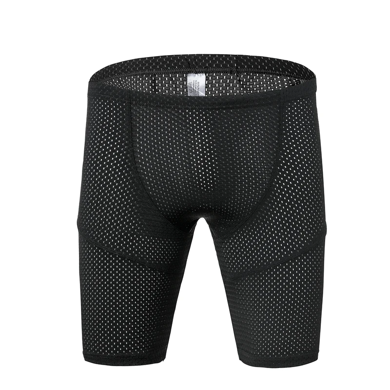 Mens Compression Pants Quick Dry Elasticity Nylon Jogger Tights Fitness Pants Mesh Breathable Skinny Leggings Trousers