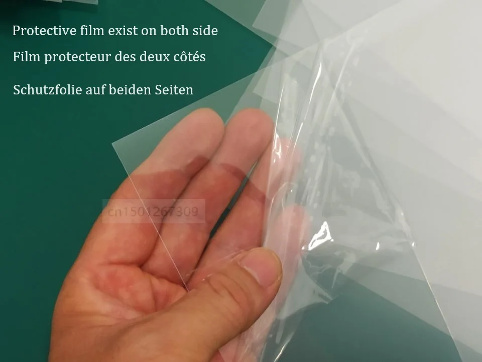 Size A5 Transparent PVC Binding Cover Clear Plastic Acetate Sheets Thickness 200micron