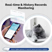 MOES Tuya Zigbee Smart Temperature Humidity Sensor Battery Powered Indoor Hygrometer APP Monitoring Works With Alexa Google Home - Image 4