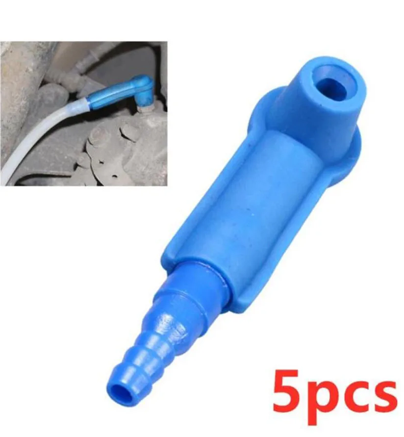 Oil Pumping Pipe Car Brake System Fluid Connector Oil Drained Quick Replace Tool Oil Filling Equipment Blue Brake Oil Replace