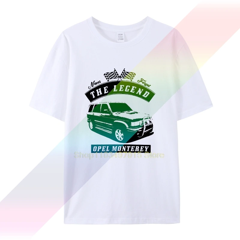 Футболка, Opel Monterey, автомобиль, Oldtimer, Youngtimer унисекс SizeS-3Xl