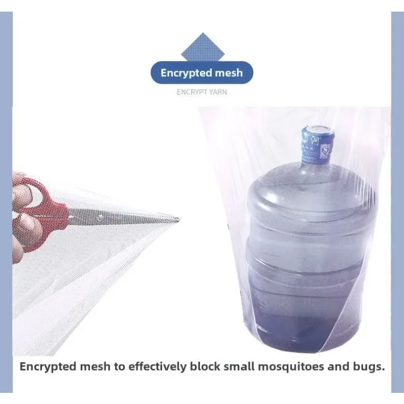 Breathable Mesh Crib Netting Baby Bed Mosquito Net with Zipper Easy Install for Indoor Outdoor Use Adjustable Crib Netting