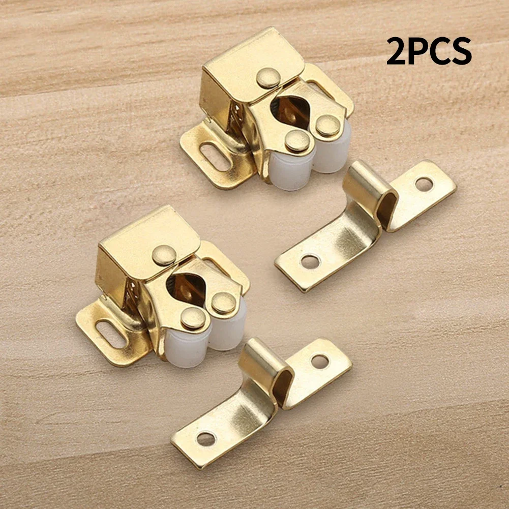 Cabinet Locks furniture Spring Cabinet Suction Kitchen Door Clips Wardrobe Door Touch Beads Card Type Touch Beads