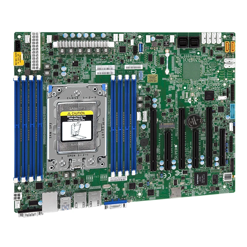 H11SSL-i AMD 단일 채널 EPYC Xiaolong, 7002/7001 세대 2 세대 CPU 서버 마더 보드 지원