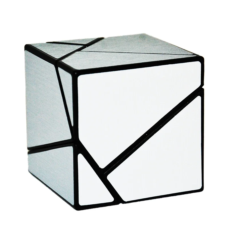Fangshi Lim 2x2 Ghost Guimo Cube Black White Base with Silver Red Black Sticker Speed Cube Puzzle Educational Toys Ghost мозаика ametis spectrum milky white grey sr00 sr01 cube непол 29x25
