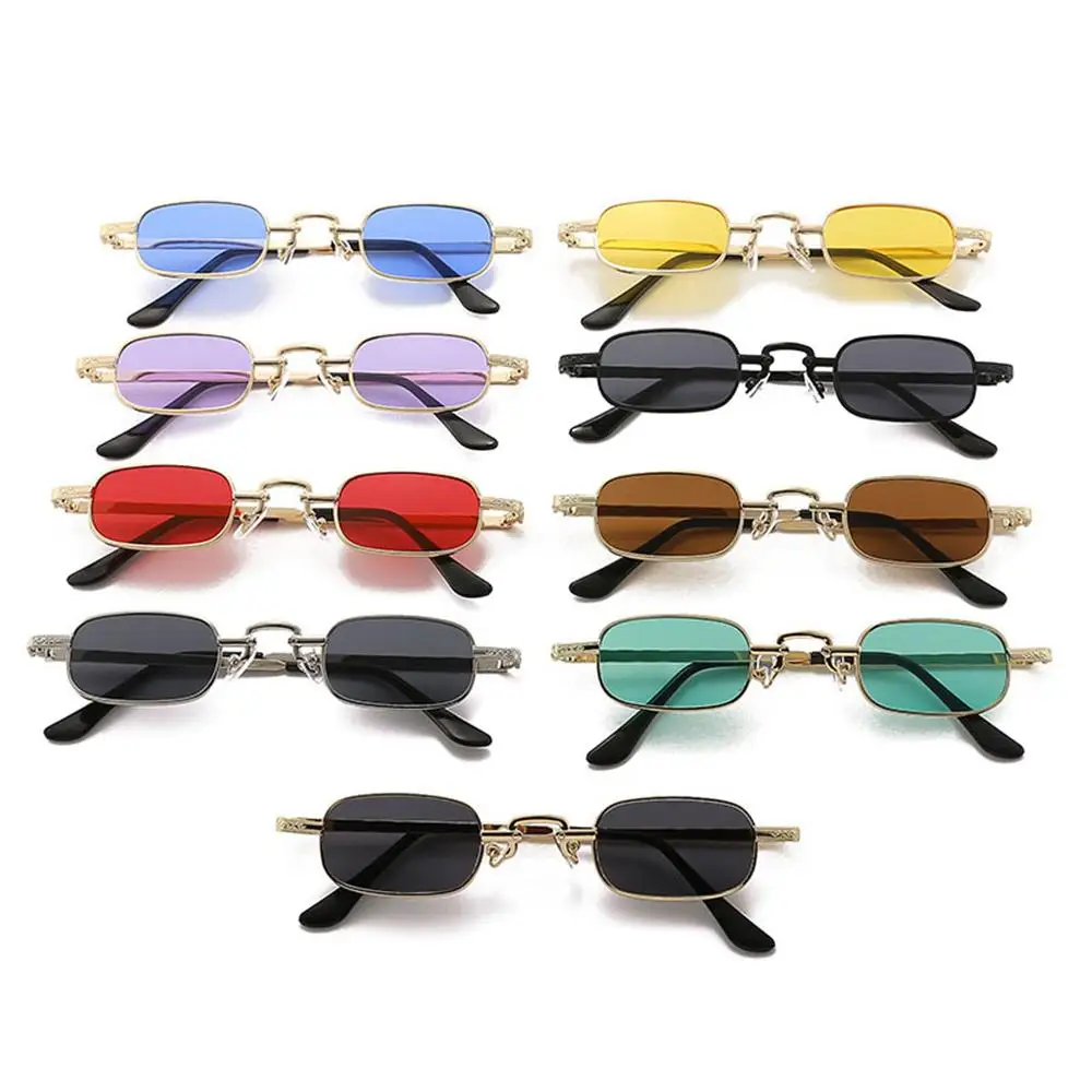 Occhiali Da Sole Rettangolari Senza Montatura Retrò UV400, Occhiali Con Montatura In Metallo Con Rivestimento Moda 2024 Uomo E Donna Da 1,74 € | DHgate