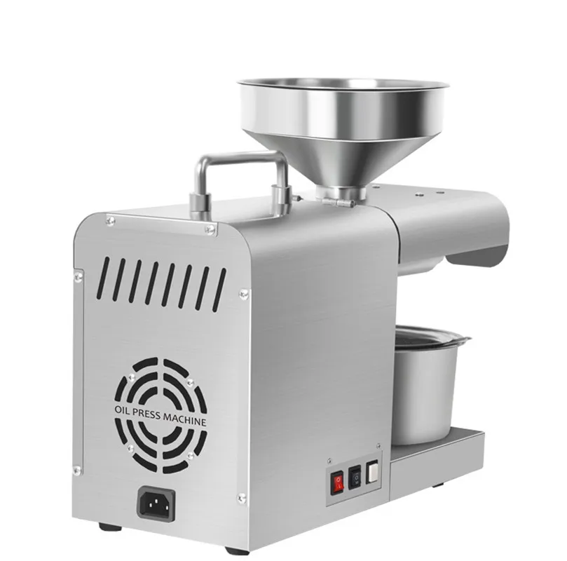 3.5-5KG Automatic Intelligent Home Use Oil Press Stainless Steel Press Oil Machine Cold And Hot Oil Extractor Frying Machine 3