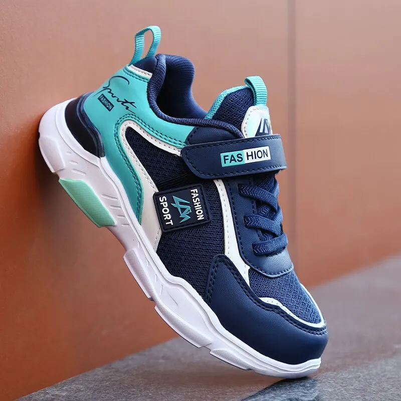 Kindersneaker Mit Klettverschluss - Atmungsaktive Mesh Sportschuhe Für Mädchen & Jungen