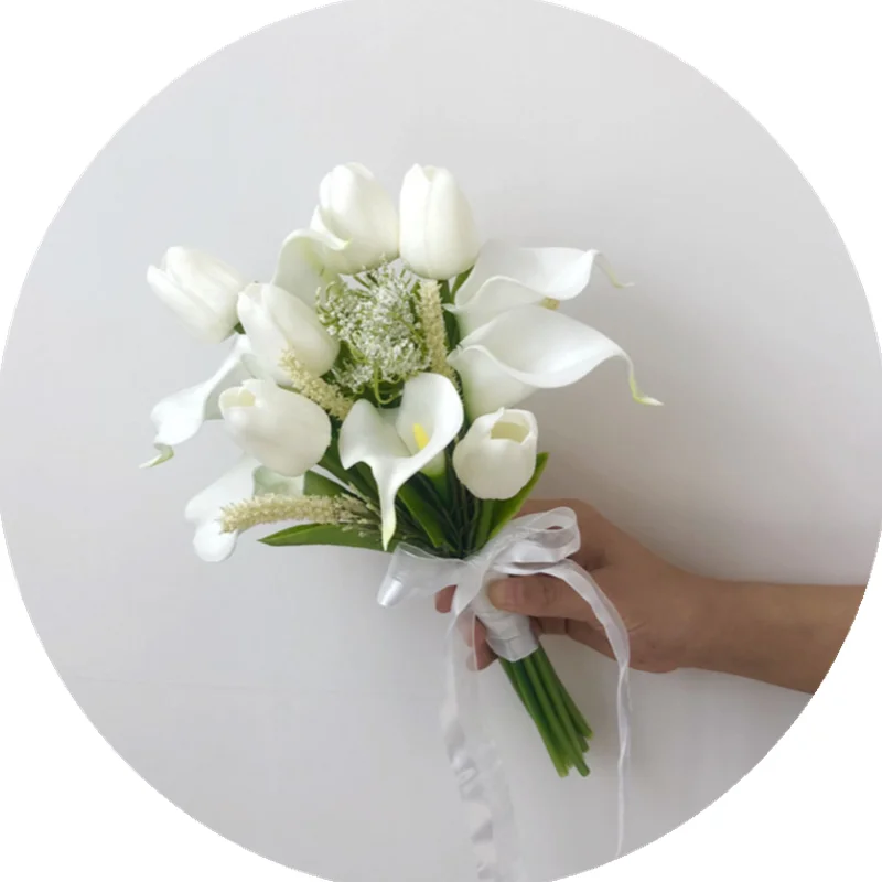 Outdoor Forest System Travel Photoaphy Handheld Flower Korean Sle Ins Wind Wedding Photos Hand Holding Flower Decorations