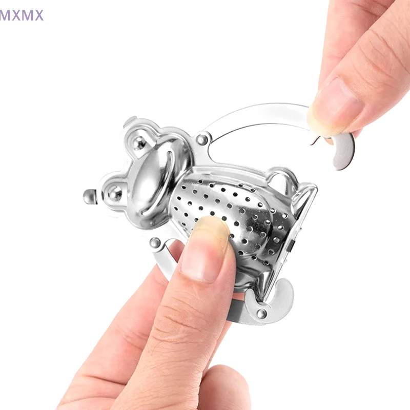 Tea Striner Infuser Stainless Steel Teasoon Filter Seasoning Ball Mesh Reusable Loose Leaf Spice Filter Kitchen Accessorie