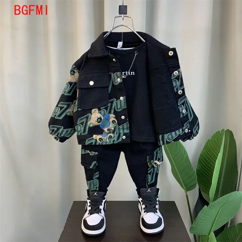 BoysDenimsetClothesKidsClothingBabyBoysClothesJacketPants2