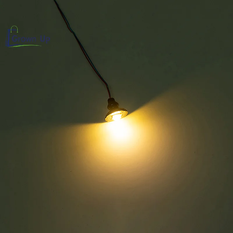HO LED 조명 미니어처 시뮬레이션 야외 빌보드 모델, DIY 램프, 1/87 체중계, 3V