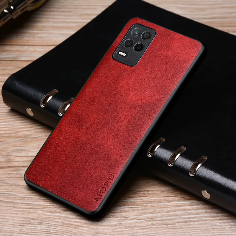 Luxury Vintage Leather Skin Phone Case Cover