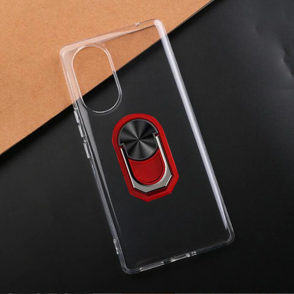 Blackview A200 Pro Ring Holder Silicone Phone Case - TPU Soft Cover
