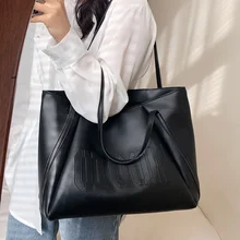 

Luxury Brand Women Handbag Large Capacity Tote Bags Female Letter Print Shoulder Bag Ladies High Quality Pu Leather Shopper Bag