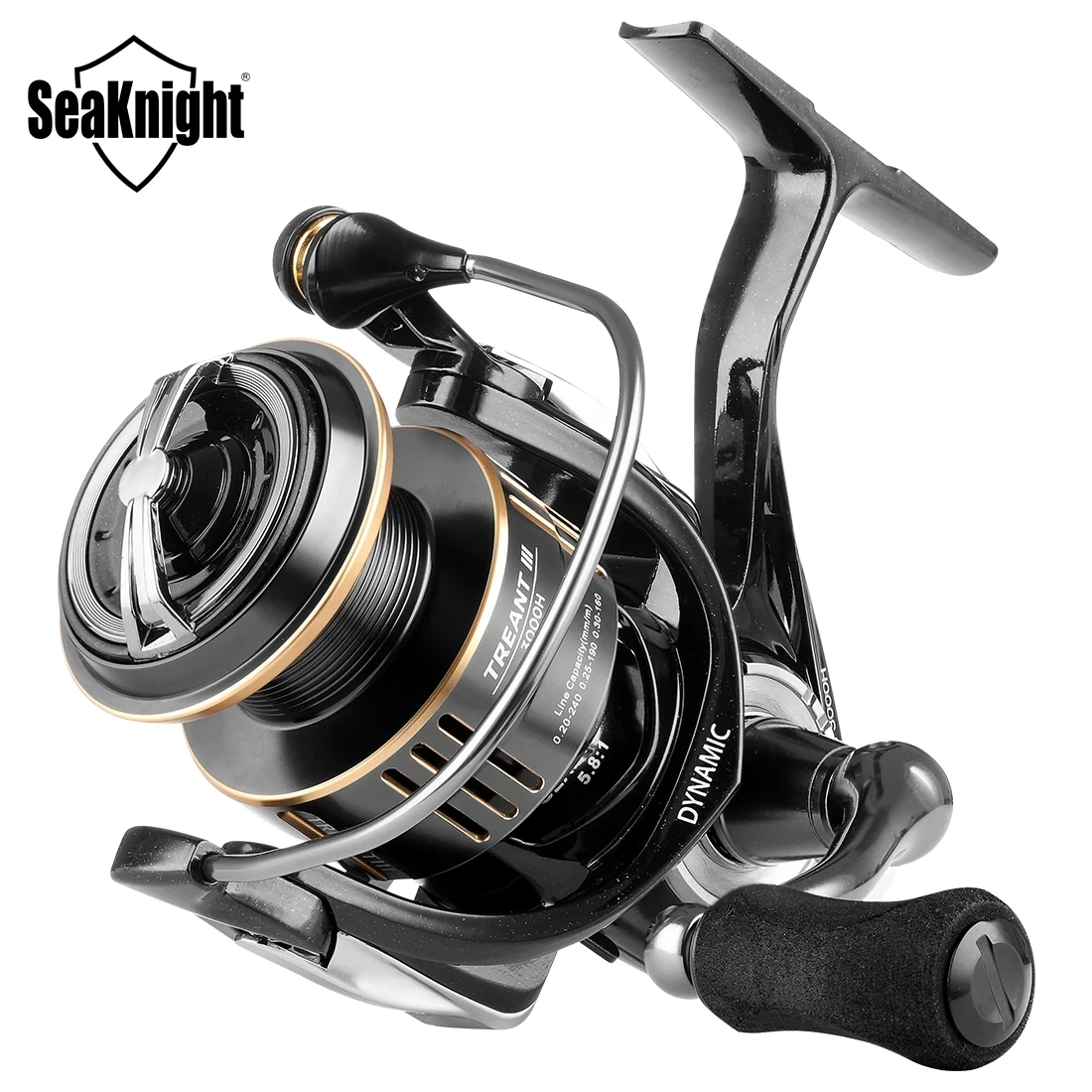 

SeaKnight New TREANT III Series Fishing Reel 5.0:1 5.8:1 MAX Drag 28LB Aluminum Spool Spinning Reel Fake Lure 1000-6000