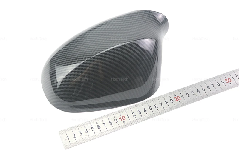 Für BMW 1er 3er E87 E88 E81 E82 E90 E91 E92 E93 LCI Carbon Faser Muster Schwarz Seite Flügel rückspiegel Abdeckung Kappe Zubehör – Detail 15