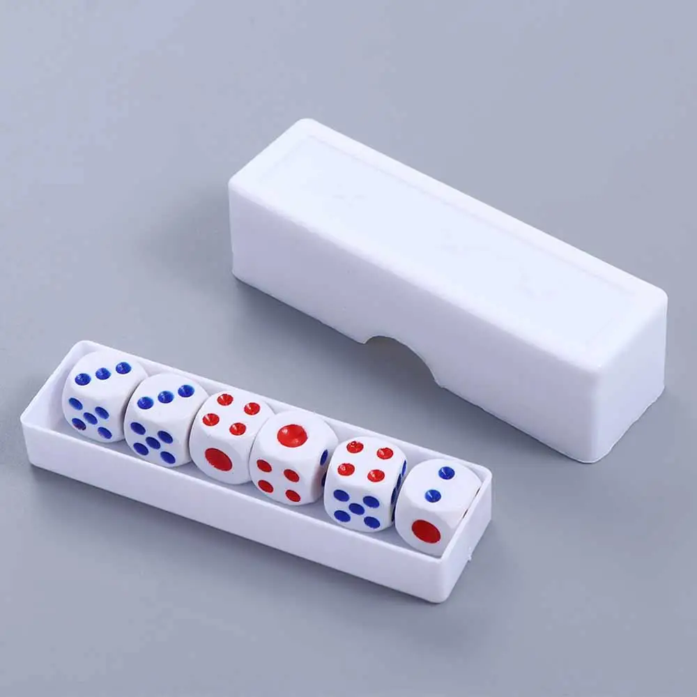 

1Set Magic Dice Trick Change Point Dice Prediction Dices Easy To Do Plastic Close Up Stage Magician Props Kids Birthday Gift