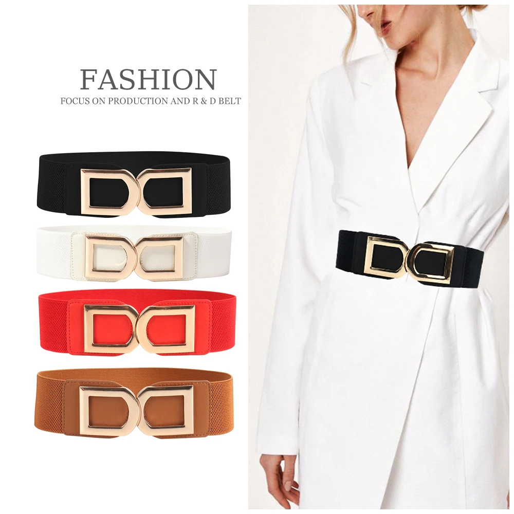 65cm Female  Waistband Wide Elastic Belt for Women Band Belt Waist Stretch Cinch Dress Coat Clothing Decorations