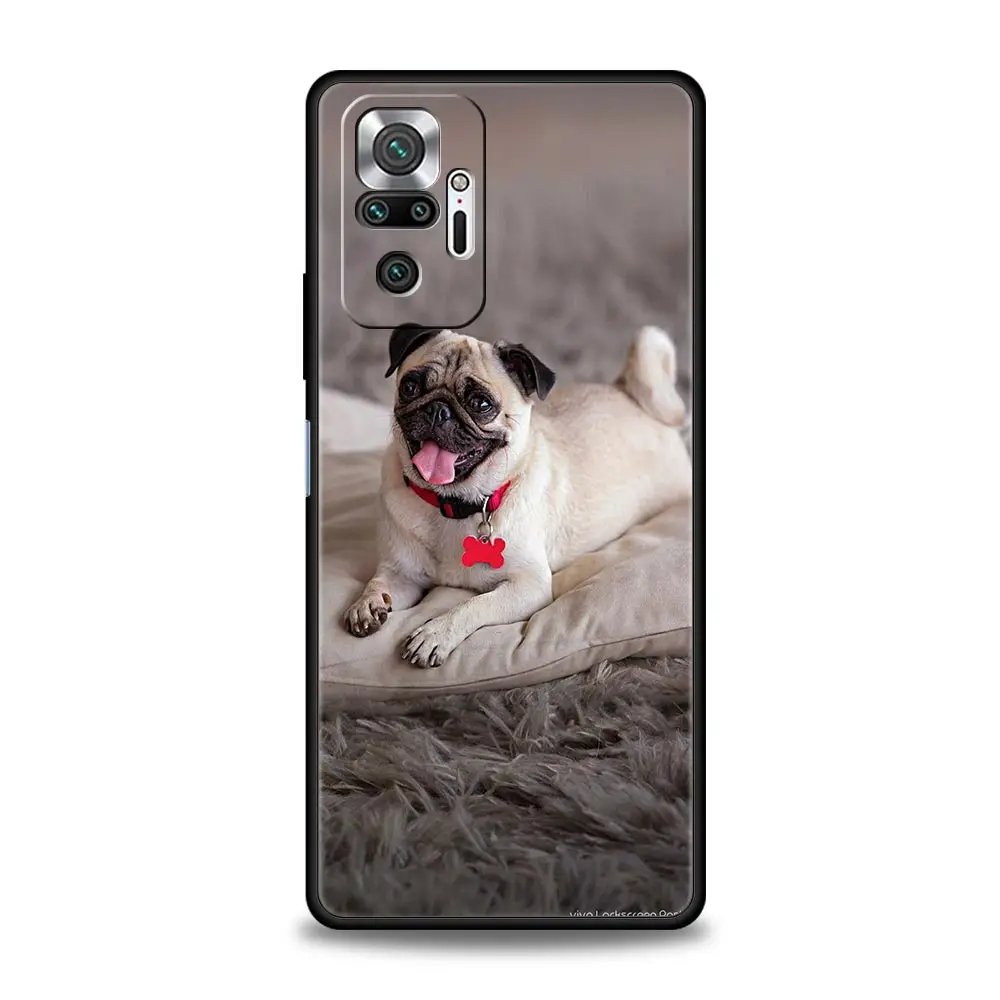 Cute Pug Dog Soft TPU Phone Case