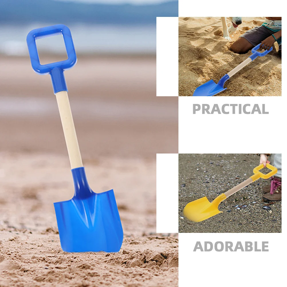 2 Pcs Kids Toys Children's Beach For Sand Shovels Digging Playing with Small Plastic Spade Funny 4