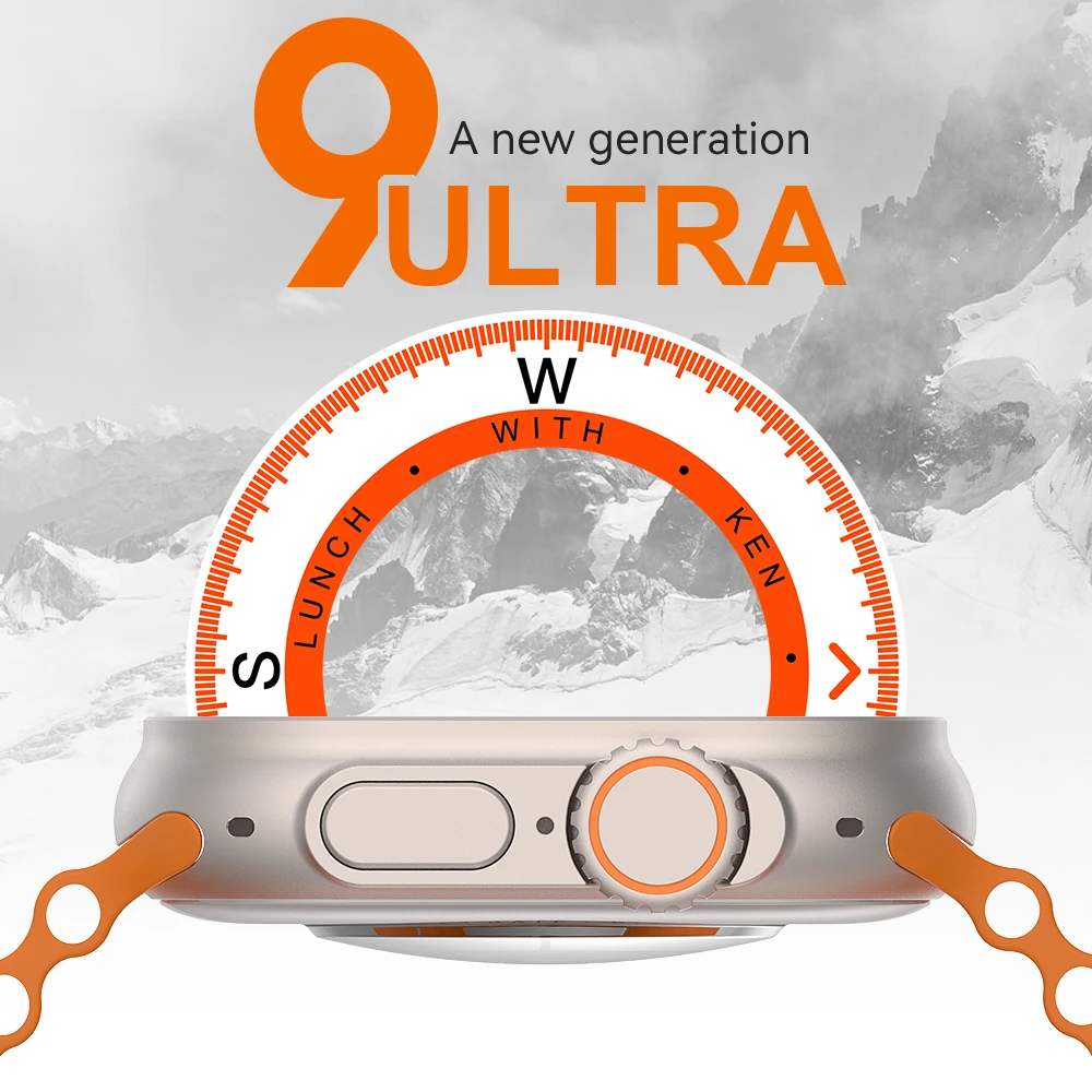 U9 Ultra Max 2  Ʈ ġ ø 9 ħ 2.2,  ũ, GPS Ʈ, IP68 49mm, IWO , 5 PCs, 3 PCs, 