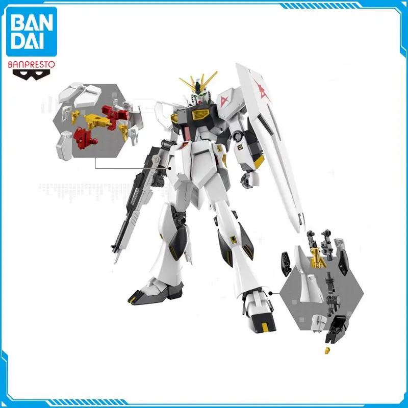 

BANDAI Original EG 32 1/144 RX-93 NU V Gundam Amro Super Joint Movable Assembled Action Figure Model Ornament Toys Gifts