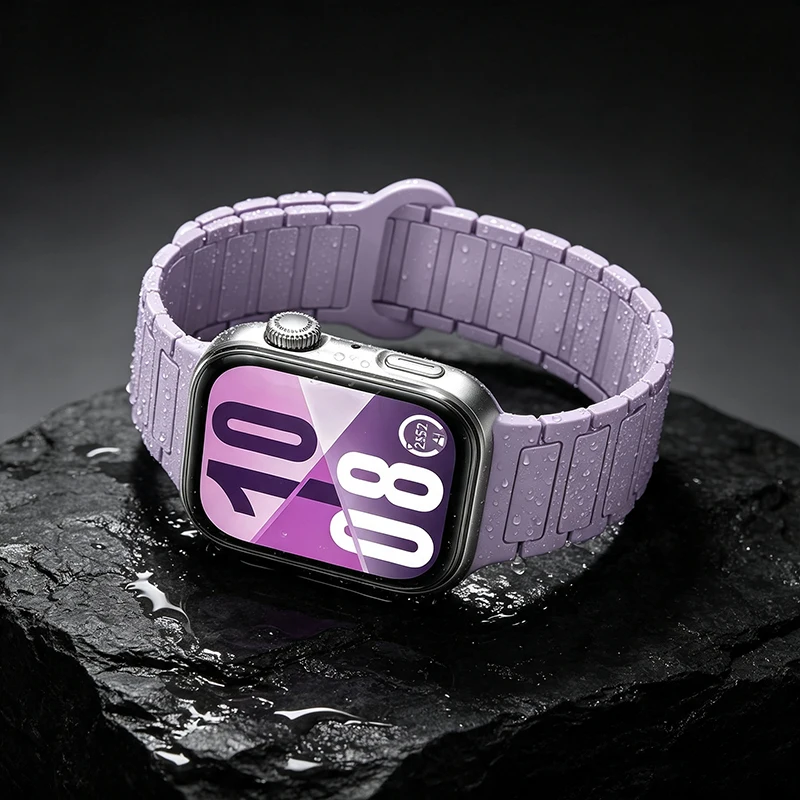Magnetic Silicone Sports Bracelet Replacement Wristband