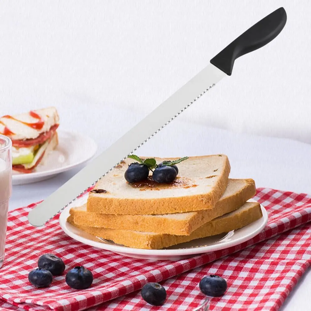 Stainless Steel Serrated Bread Knife 3