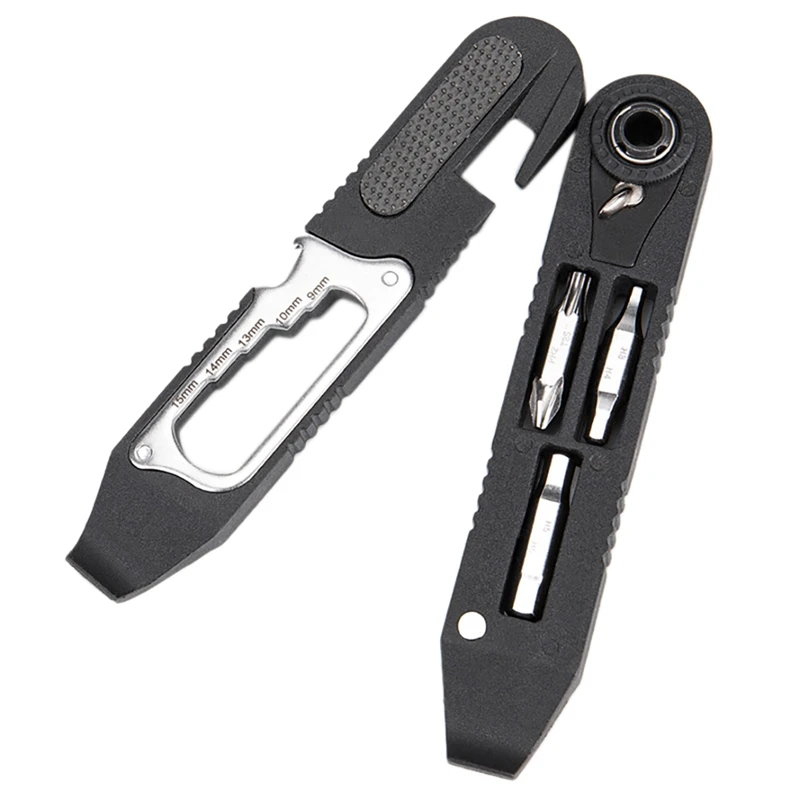 

Набор инструментов для ремонта шин велосипеда, портативный рычаг для шин с шестигранным углублением, биты, компактный инструмент, инструменты для велосипеда