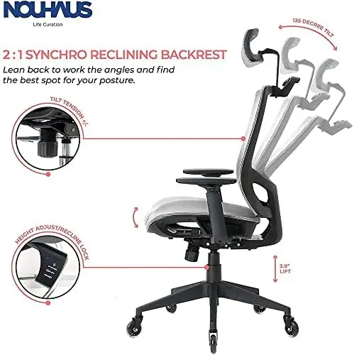 Replacement Parts for 910420 Gaming Chair - Black/White – Backyard