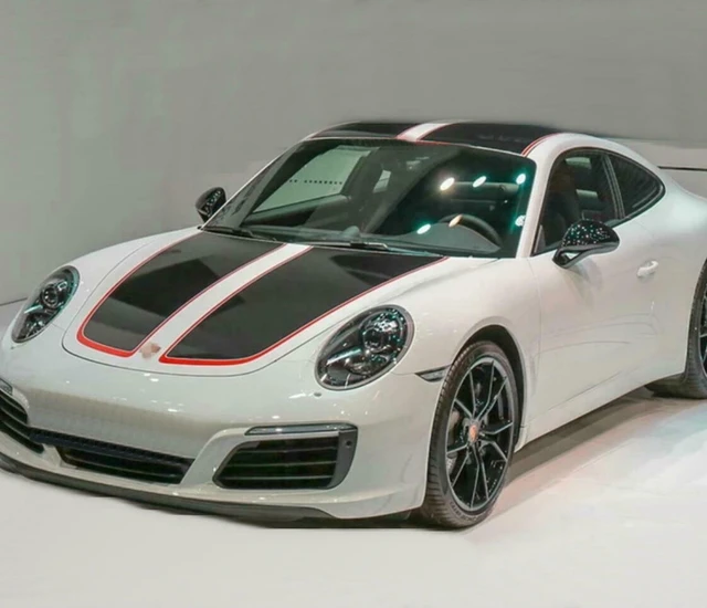 Porsche Kit Aufkleber 911 Turbo s Motorhaube Streifen Aufkleber Aufkleber