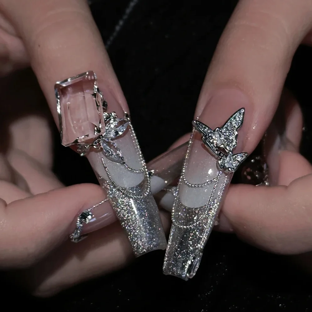 12 그리드 미니 캐비어 비즈 네일 아트 참 3D 금속 골드 실버 스틸 볼 (0.4mm-1.5mm) 네일 부품 마그네틱 펜 네일 장식