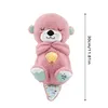 Breathing Otter Sleep and Playmate Otter Musical Stuffed Baby Plush Toy with Light Sound Newborn Sensory Comfortable Baby Gifts 4