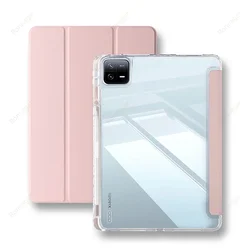 Magnetic Tablet Stand Case with Enhanced Protection for Xiaomi pad 8 11.2 (Pink)