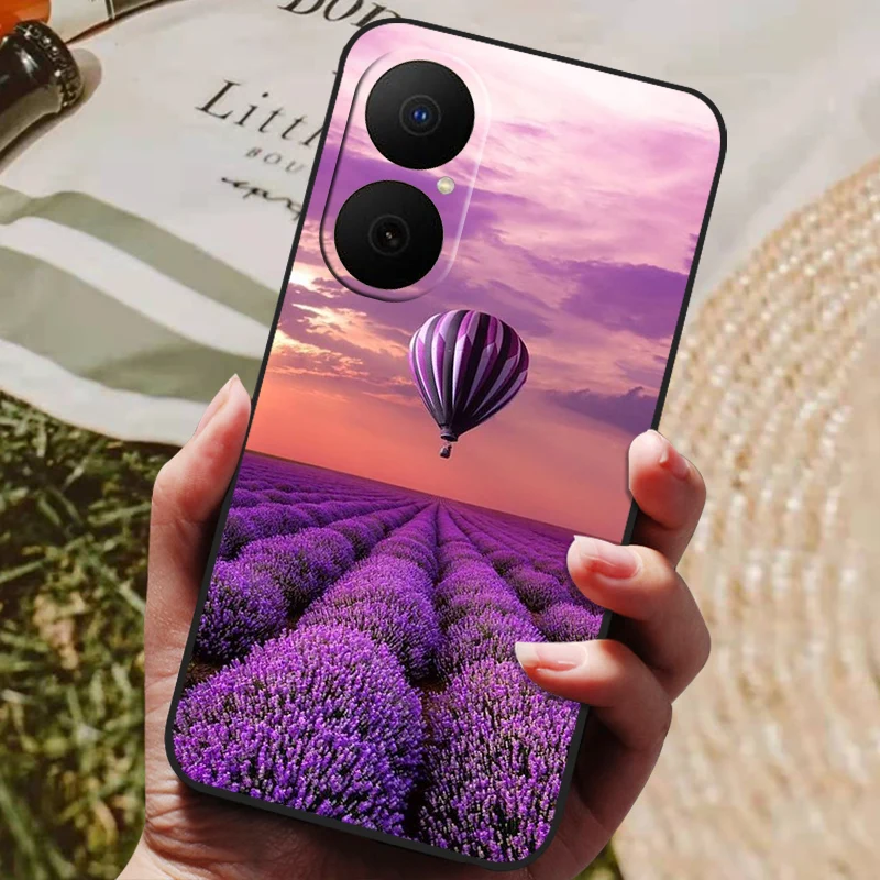 Shockproof Flower Astronaut Soft Silicone Phone Case Bumper Cover
