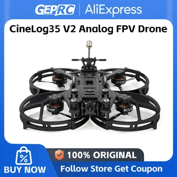 GEPRC Cinelog35 V2 sistema Drone FPV analogico Freestyle Drone 2105.5-2150KV VTX SPEEDX2 ICM 42688-P F722-45A AIO V2 RC Quadcopter