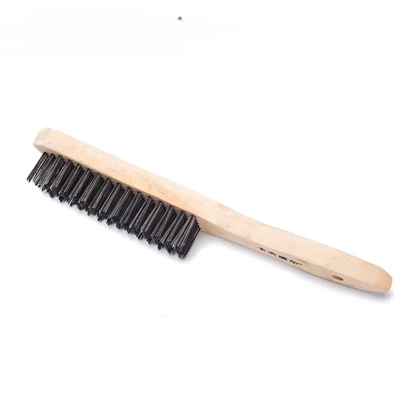 Heavy Duty Wire Brush Metal Steel Cleaning Brush Heavy Duty Wirebrush for Car Scratch Rust Removal & Welding Slag Cleaning 3