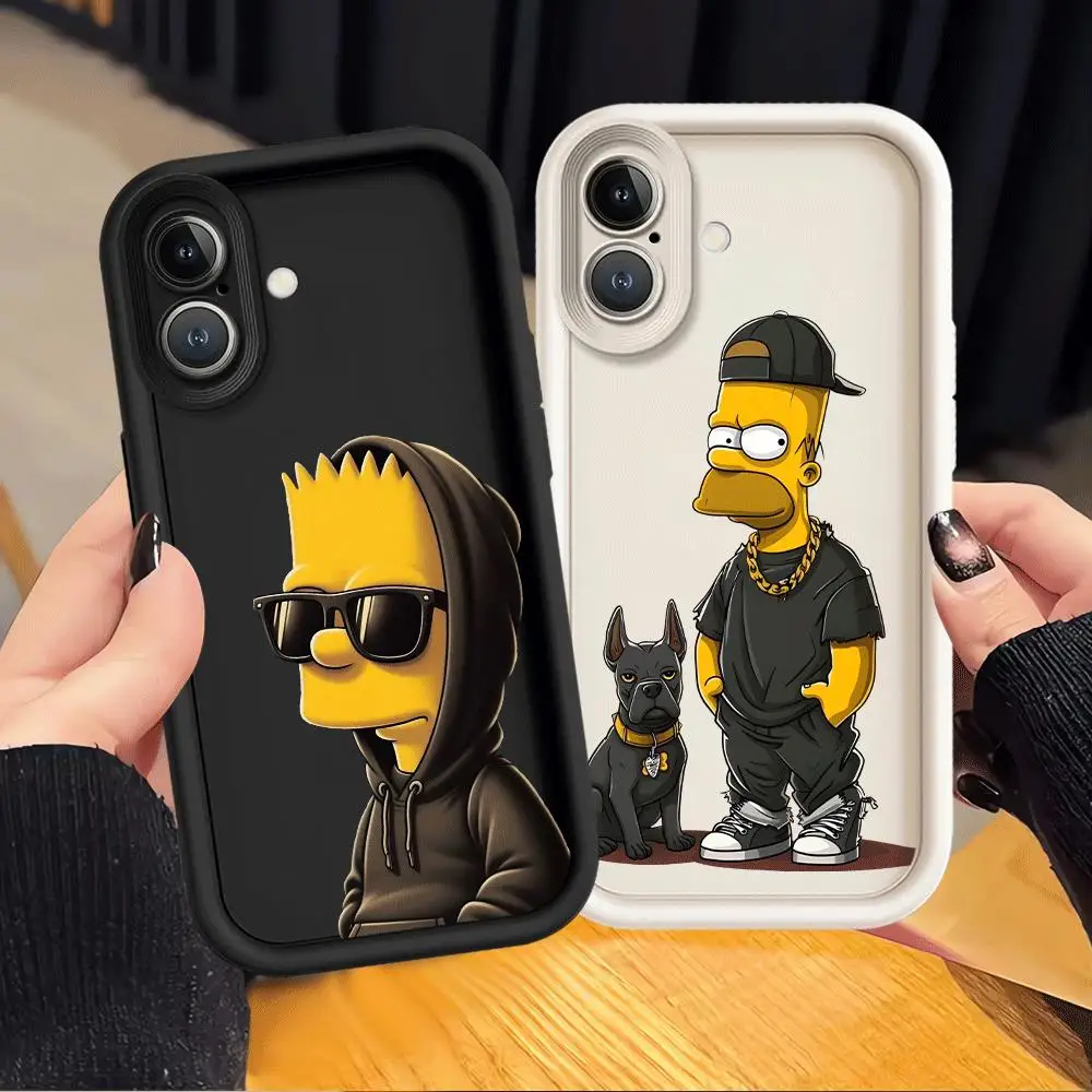 The Simpsons Cool Bart Soft Phone Case Cover