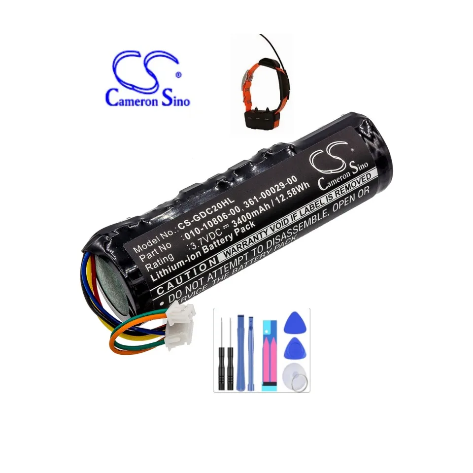 

Аккумулятор для ошейника для собак Garmin 010-10806-00 010-10806-01 010-10806-20 361-00029-00 AC00-12542 DC20 DC30 DC40 Astro System DC20