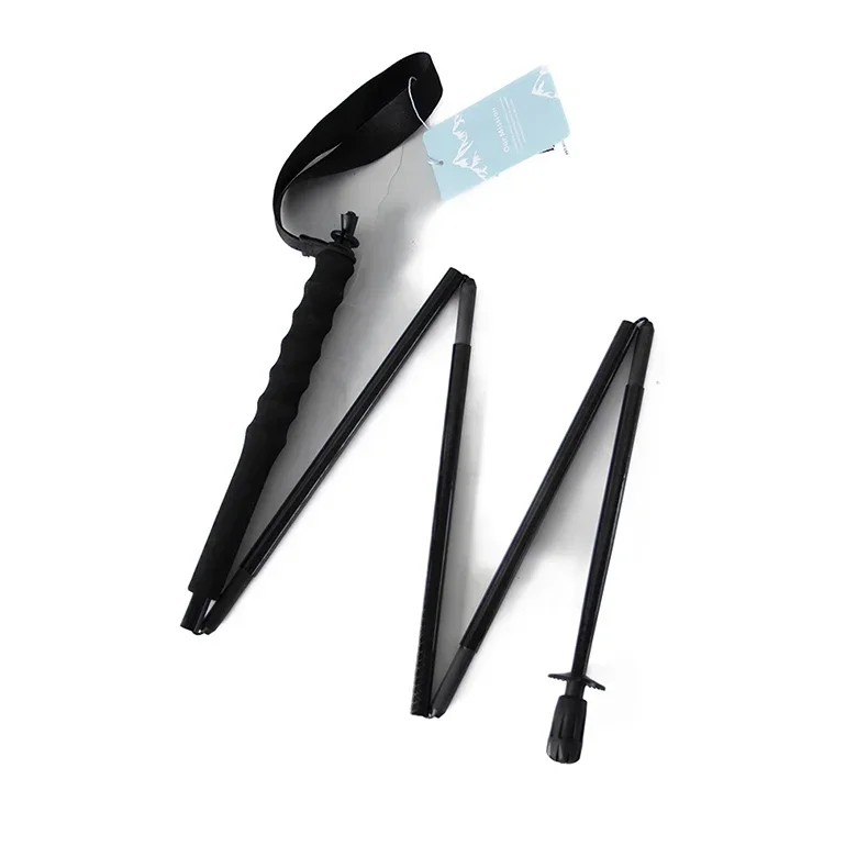 Description Picture 5 of item5-Section Folding Trekking Poles Carbon Fiber 110g Ultralight Portable Walking Cane Climbing Pole Outdoor Hiking Trekking Stick