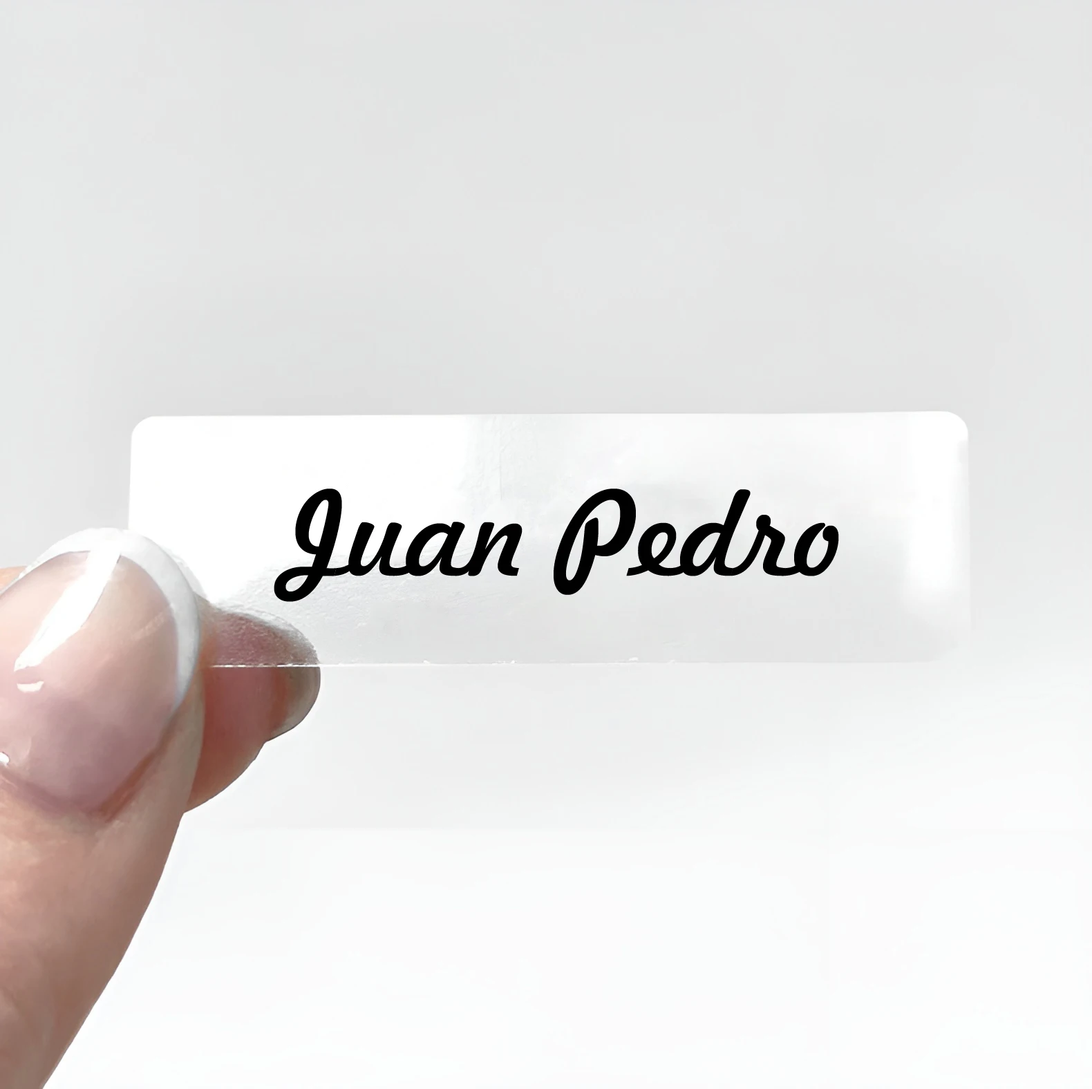 Stationery Stickers Name Stickers Child Transparent 50pcs