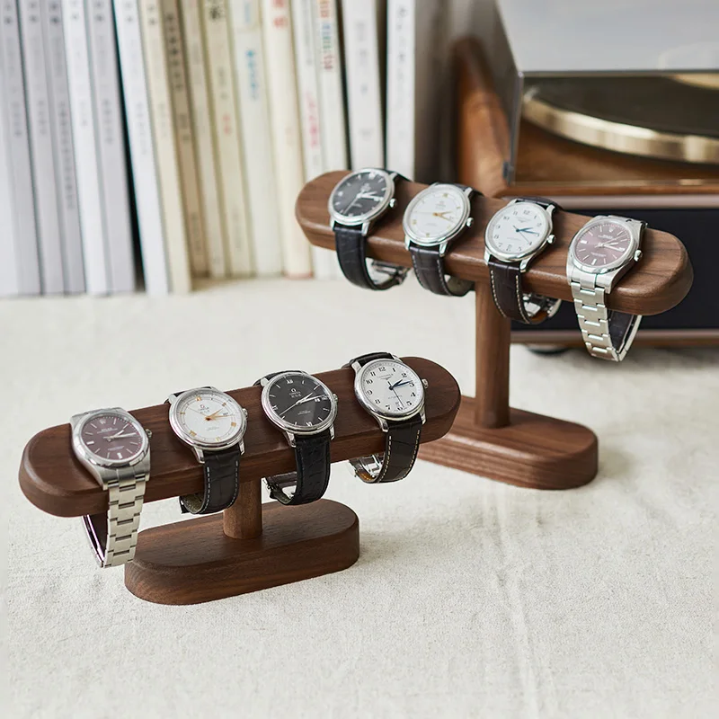 Table Solid Wood Watch Holder Organizer Creative Necklace Watch Stand Display Mechanical Rack Bracelet Necklace Store