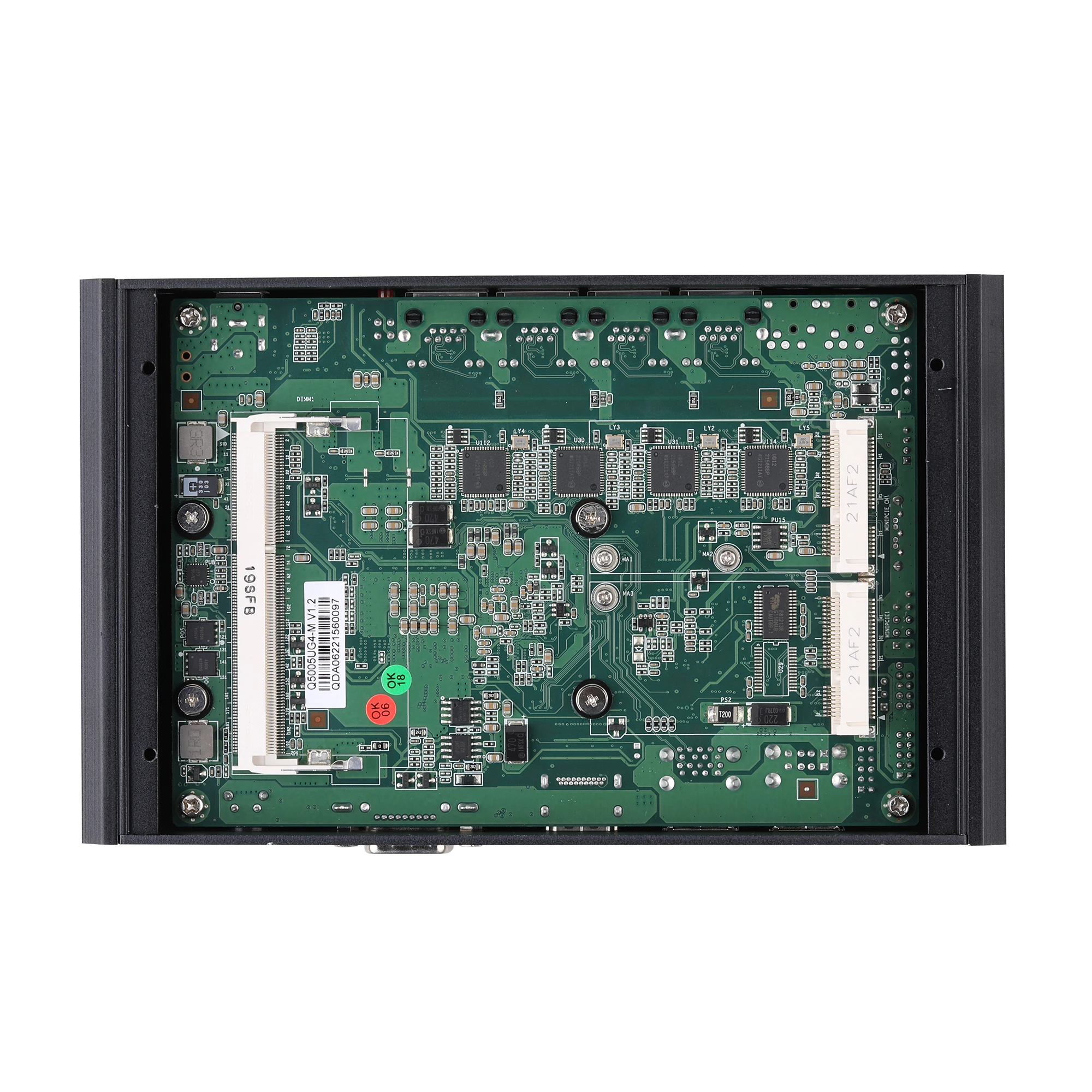 QOTOM Firewall Router Mini PC Q330G4 Q335G4 S06 SOC Processor i3-4005U  i3-5005U -4 Gigabit LAN Ports