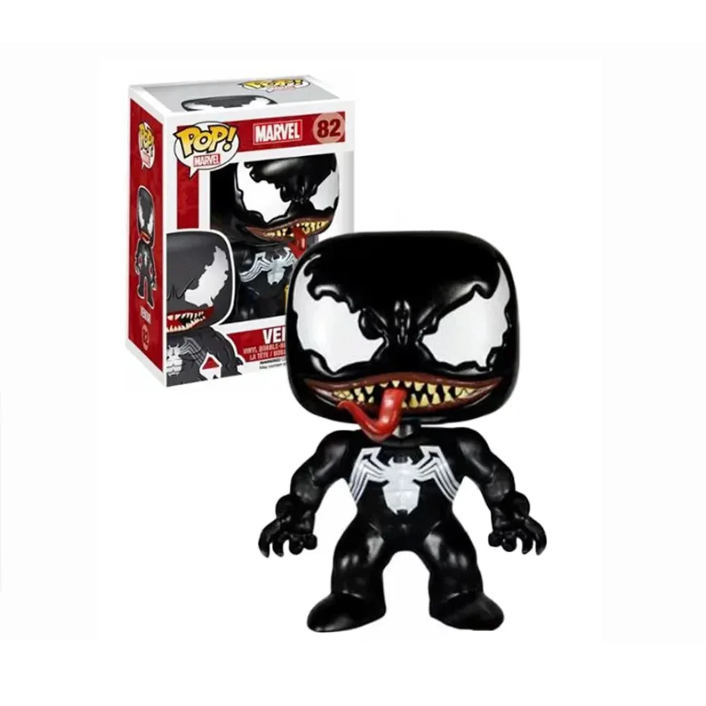 thumbnail image 1 of Funko Pop Marvel Carnage #99 #371 #678 Venom #82 #370 Anti-Venom #100 Figuras de acción de vinilo Juguetes Regalos para niños, 1 of 4