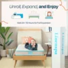 6 Inch Mattress Firm Feel Bonnell Spring with Foam Layer  Mattress in a Box Youth or Kids Bed Guest Bedroom Durable a 5