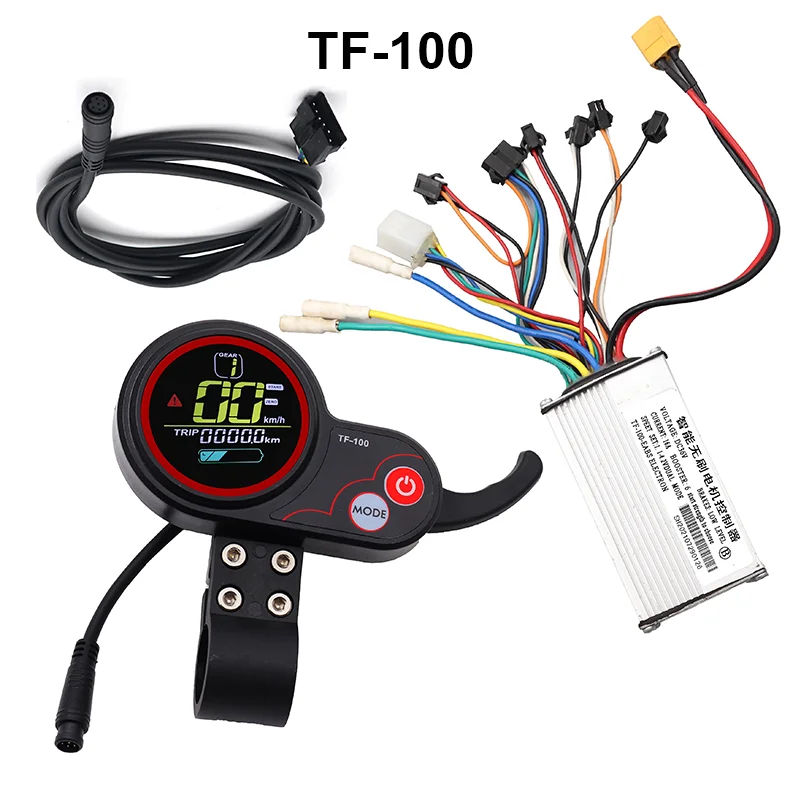 Contrôleur Moteur 36V 500W Pour Vélo/Scooter Électrique - Boîtier Aluminium, Protection Surchauffe